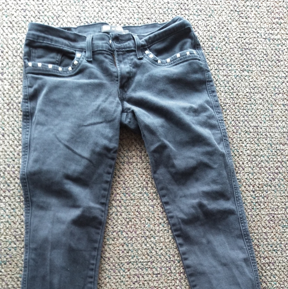 Levi's 524 Too Superlow black jeans